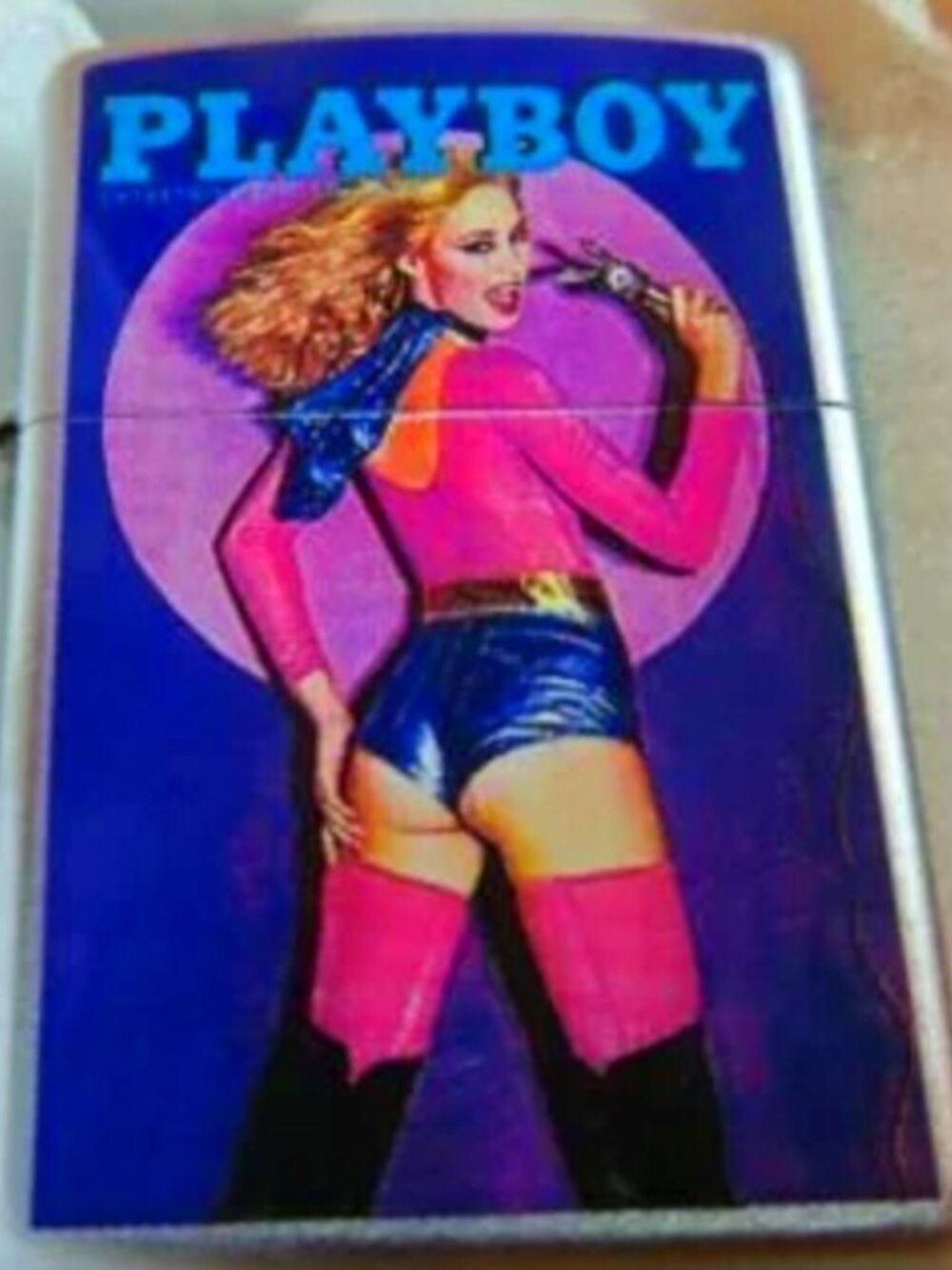 2004 Playboy Magazine Cover Zippo W/Torch Insert